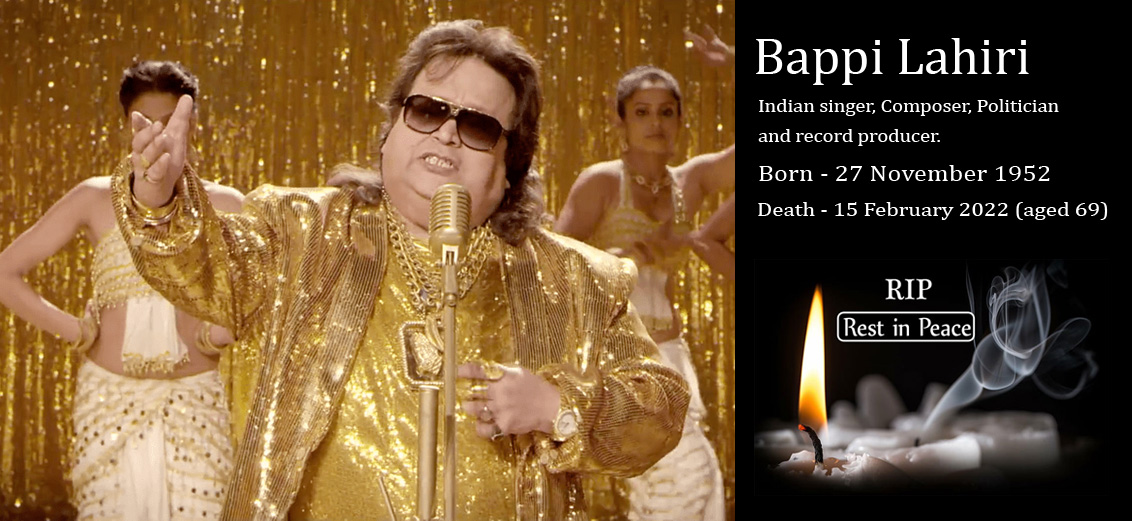 Read more about the article Music composer and singer Bappi Lahiri dies in Mumbai at age 69
