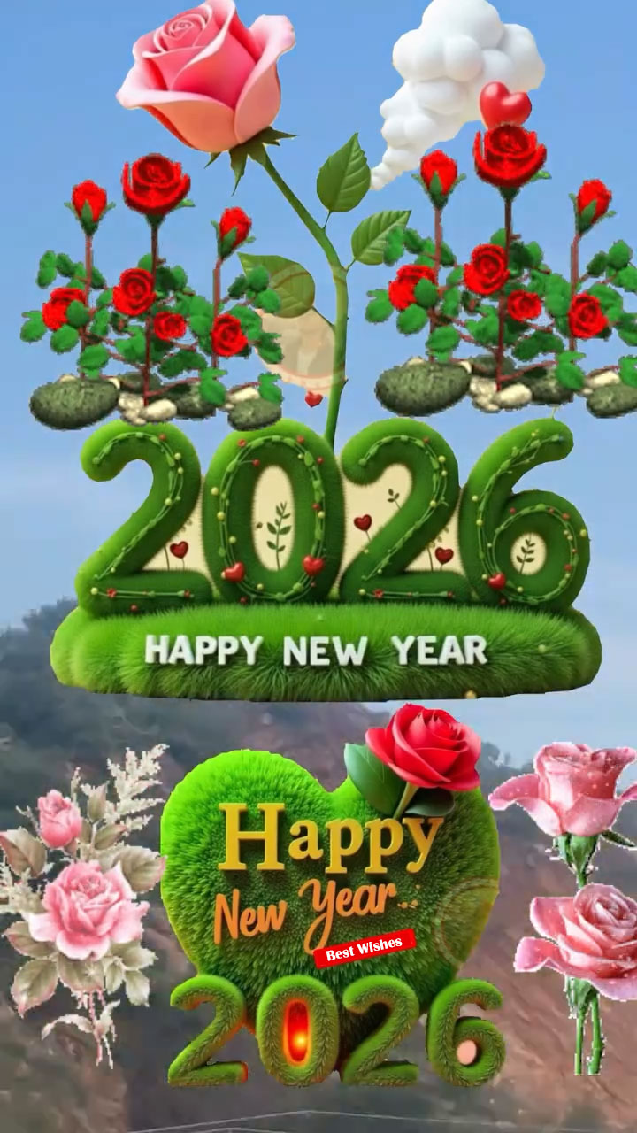 Happy New Year 2026 Wishes, Images and GIFs