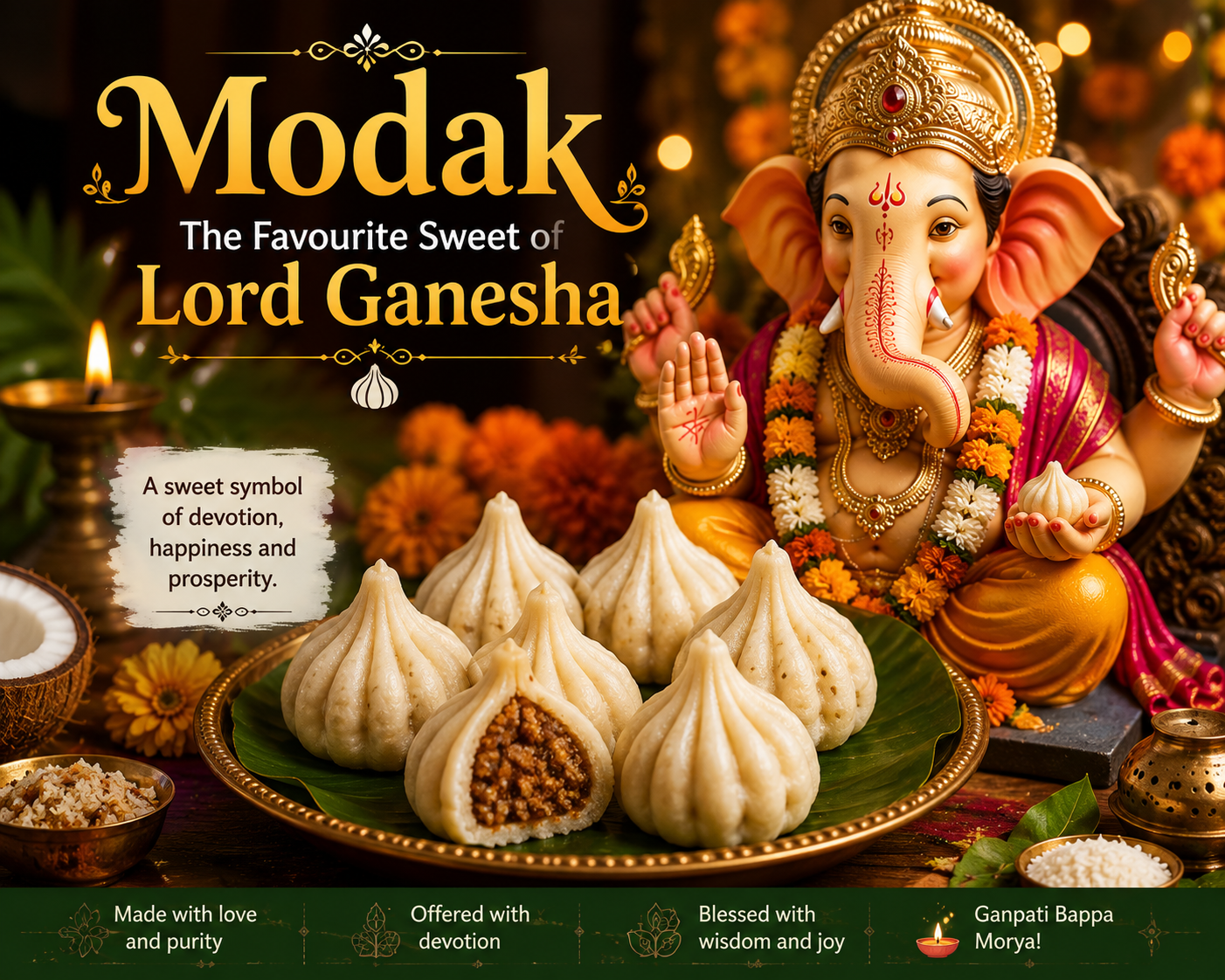 Celebrating modak as Lord Ganesha’s favourite sweet